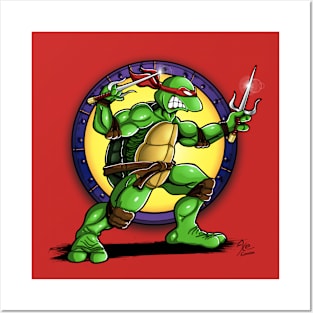 Raphael Ninja Turtle Posters and Art